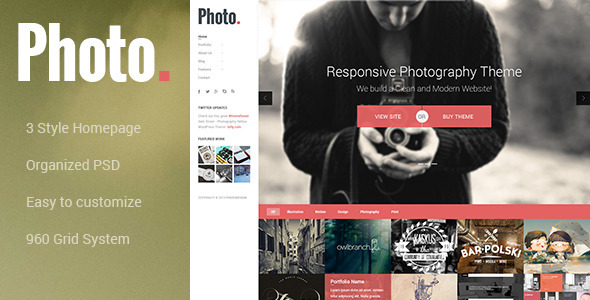 Photo - Photography PSD Template