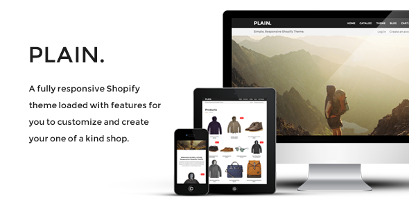 Plain - Responsive Shopify Theme