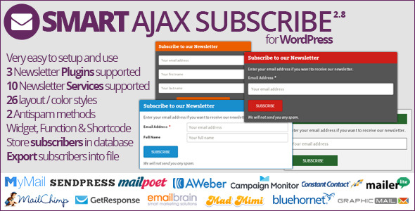 Smart AJAX Subscribe