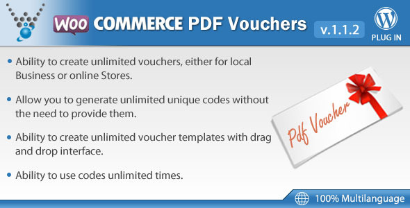 WooCommerce PDF Voucher - WordPress Plugin