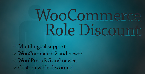 WooCommerce Role Discount