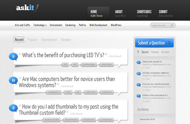 AskIt-WordPress-Theme