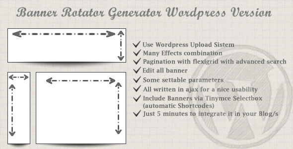Banners Rotator Generator For WordPress