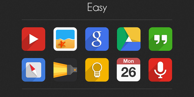 Easy Flat Icons Pack
