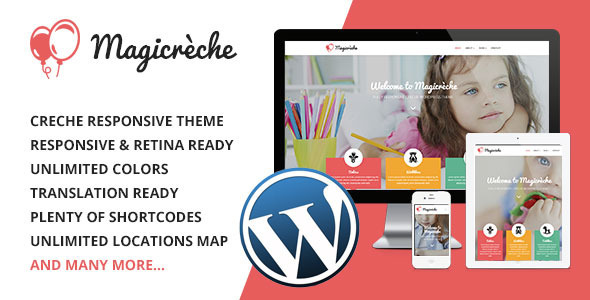 Magicreche - Responsive Crèche WordPress Theme