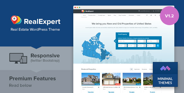 Real Expert - Responsive Real Estate WP Theme