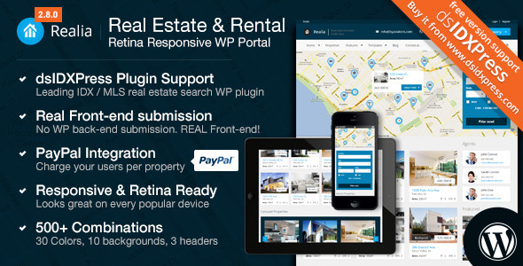 Realia - Responsive Real Estate WordPress Theme
