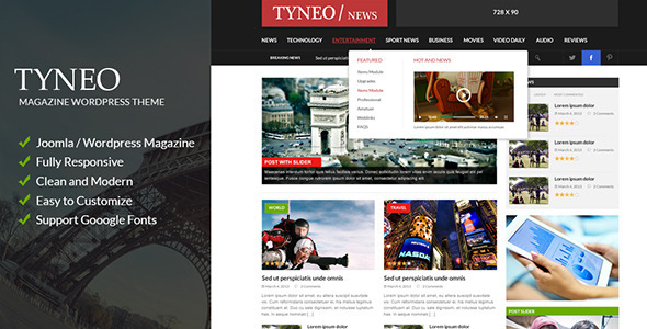 ST Tyneo - news, magazine joomla
