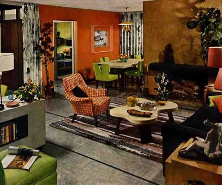 1950s decorating style