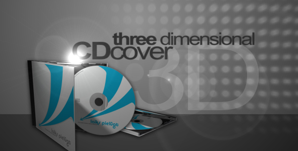 3D CD cover mock-up