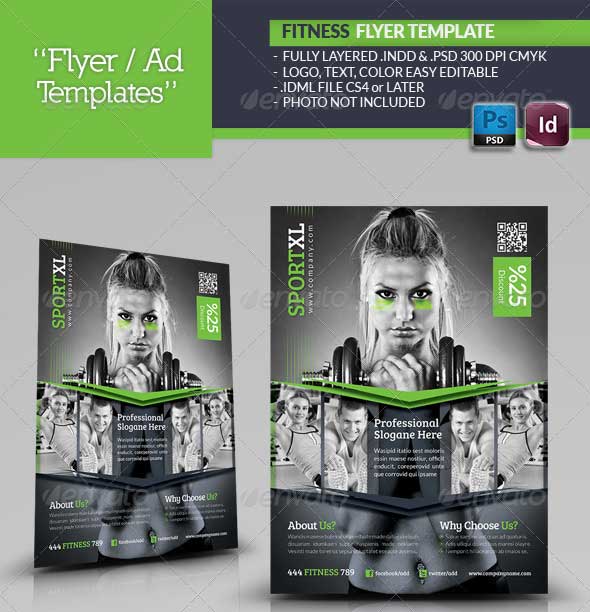 Fitness-Time-Flyer-Template