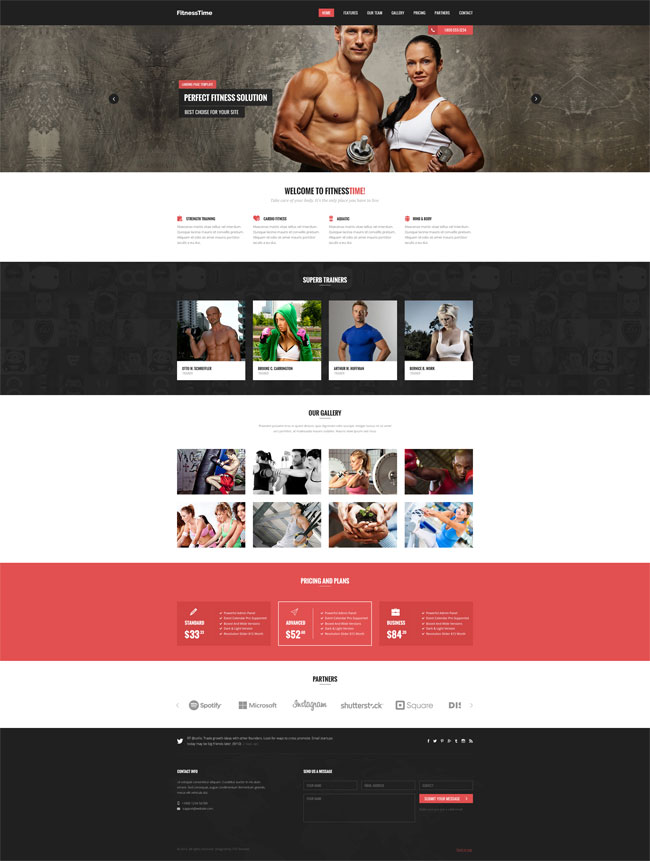 Fitness-Time-Landing-Page-PSD-Template