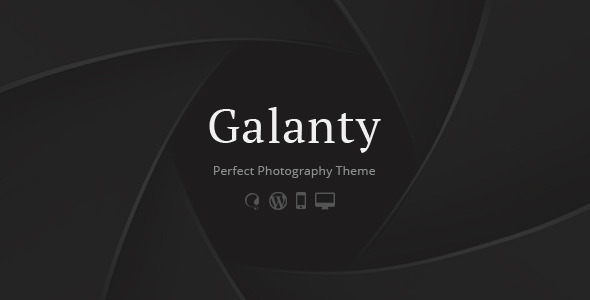 Galanty - Fullscreen Creative Portfolio WP Theme
