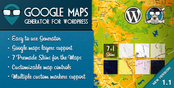 Google Maps Generator for WordPress