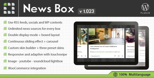 News Box - WordPress Contents Slider and Viewer