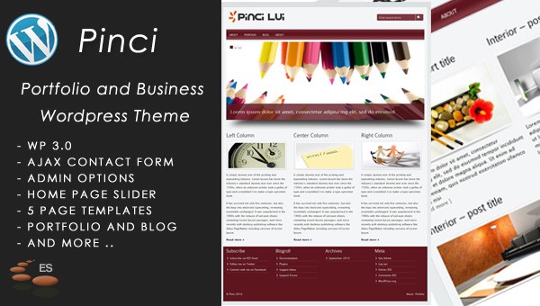 Pinci Portfolio and Business – WordPress Theme