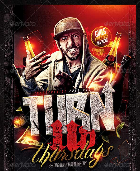 Turn-Up-Flyer-Template