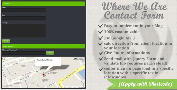 Where We Are Contact Form