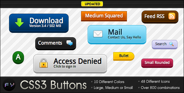 CSS3 Buttons - Simple and Awesome