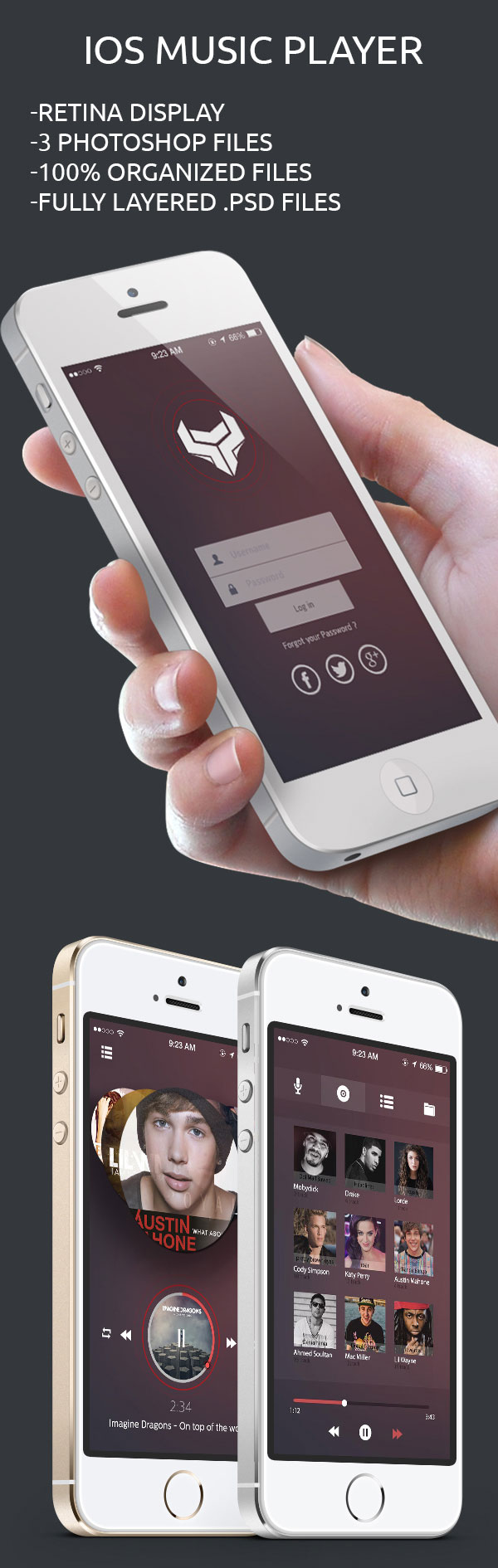 Free-Music-Player-PSD-for-IOS-7