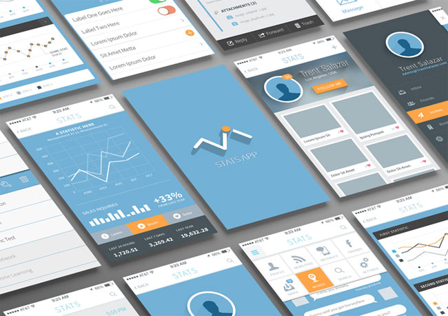 Statistics-and-Analysis-App-UI-PSD