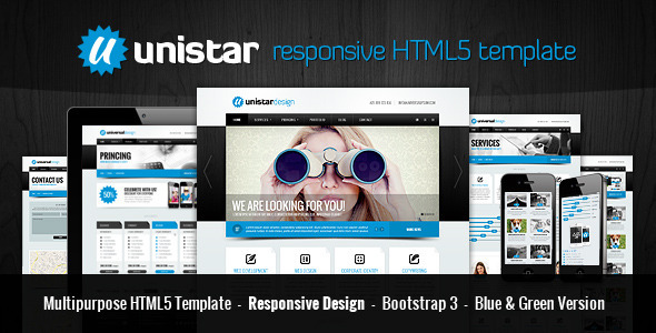 Unistar - Multipurpose Responsive HTML5 template