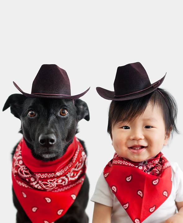 Cute Photos of a Baby and a Dog