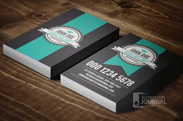 Free-Cool-Vertical-Retro-Business-Card-Template