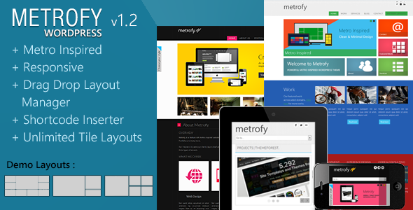 Metrofy WP - Responsive Multi-Page & One-Page Theme