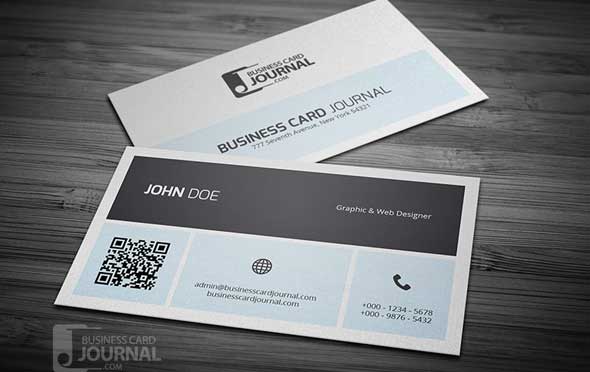 Simplistic-Metro-Business-Card-Template-With-QR-Code