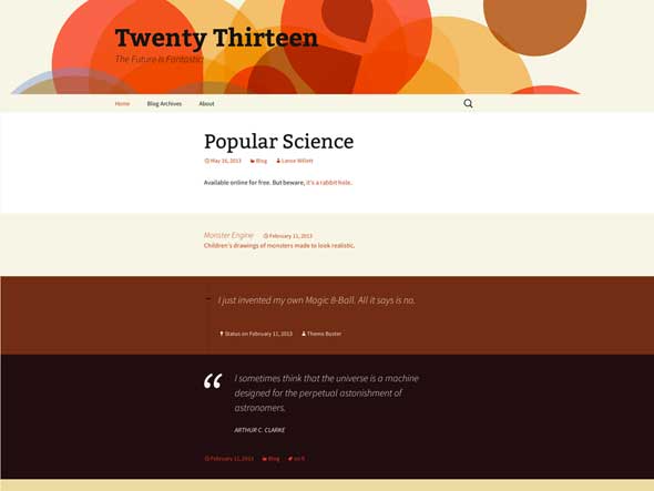 Twenty-Thirteen---Free-Blank-WordPress-Themes