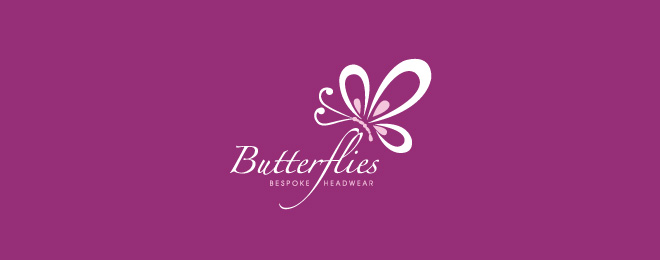 Beautiful Butterfly Logo Design