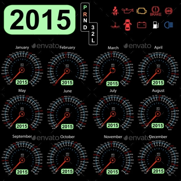 2015-year-calendar-speedometer-car-in-vector