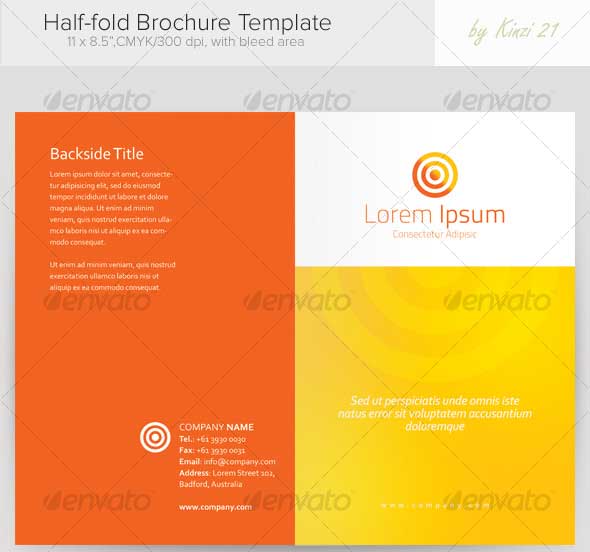 Half-fold-Brochure-Template