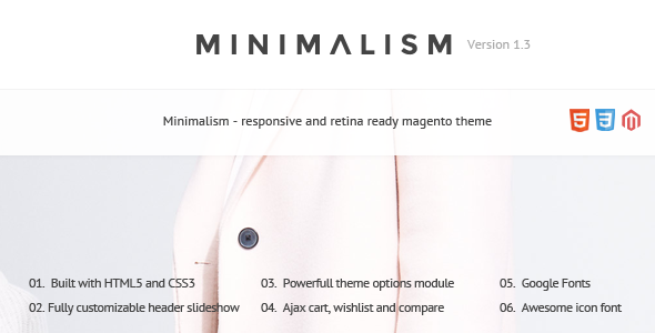 Minimalism - Responsive Magento Theme