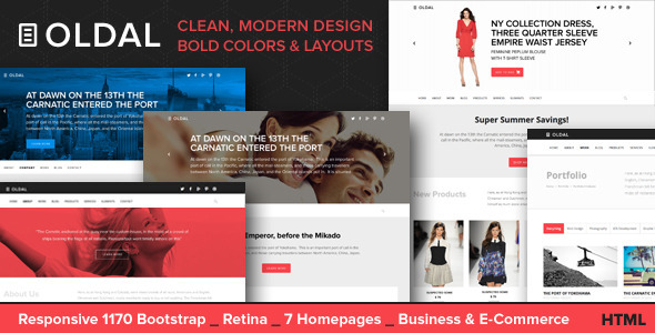 Oldal - Responsive HTML5 Business Template