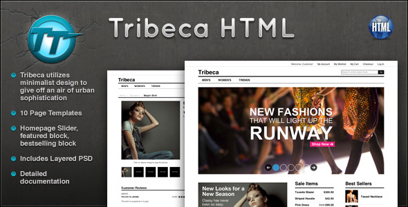 Tribeca eCommerce HTML Template