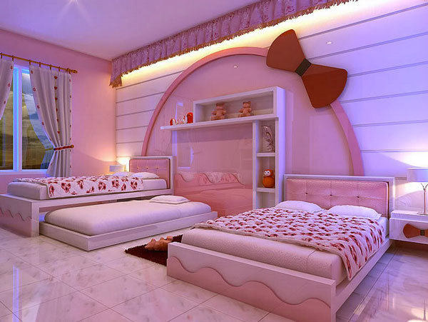 25 Adorable Hello Kitty Bedroom Decoration Ideas for Girls  Hello kitty  bedroom, Hello kitty bedroom set, Kids bedroom designs