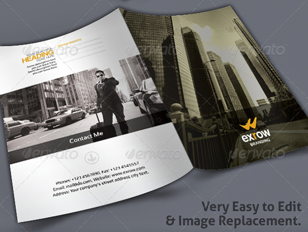 Premium Presentation Folder Design - Graphic Templates