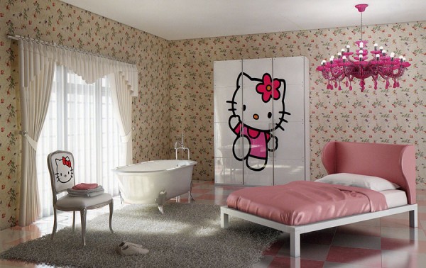 25 Adorable Hello Kitty Bedroom Decoration Ideas for Girls  Hello kitty  bedroom furniture, Hello kitty furniture, Hello kitty bedroom decor