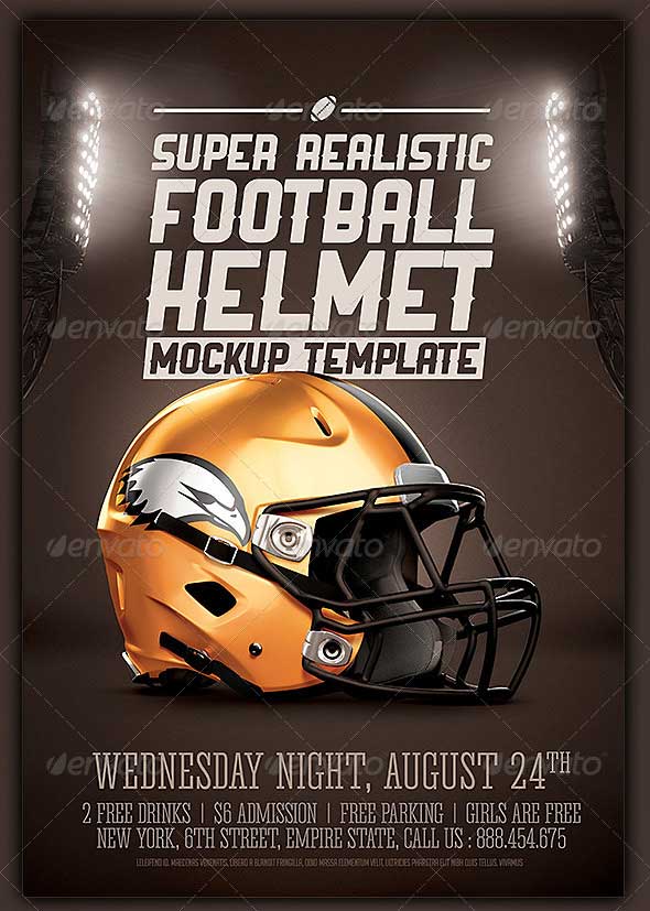 Realistic-Football-helmet-Mockup