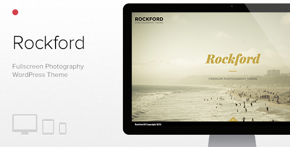 Rockford - Fullscreen Photography WordPress Theme