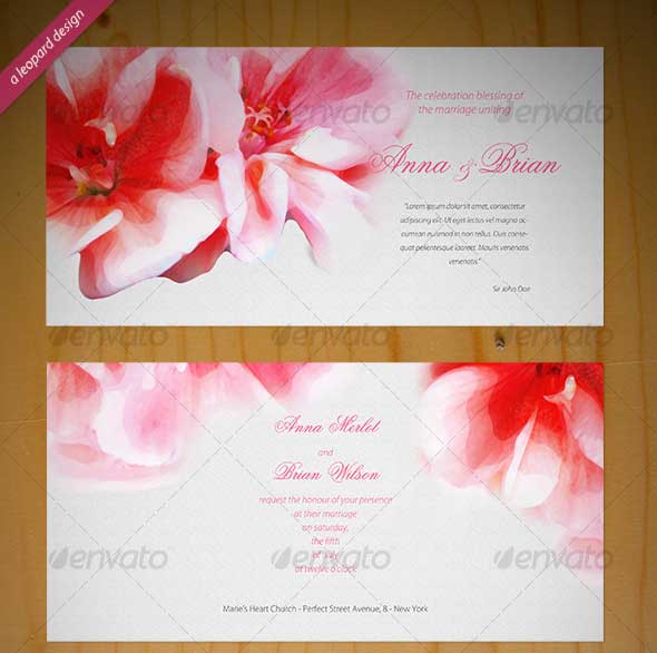 Beautiful Wedding Invite Packs 36