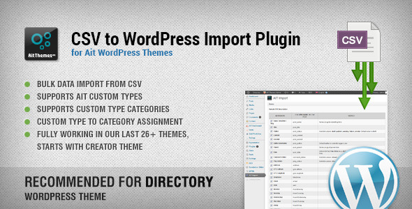 CSV to WordPress Import Plugin