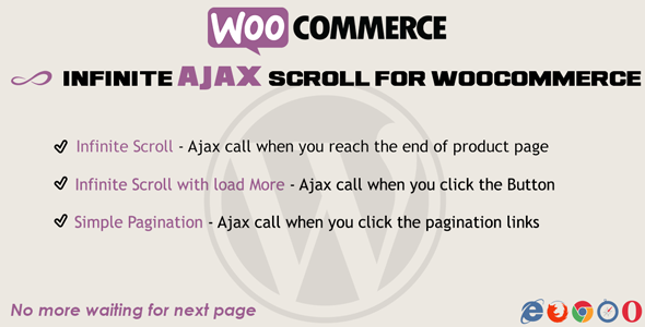 Infinite Ajax Scroll Woocommerce