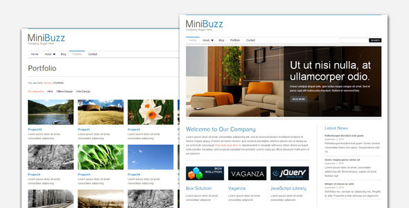 MiniBuzz - Minimalist Business WordPress Theme
