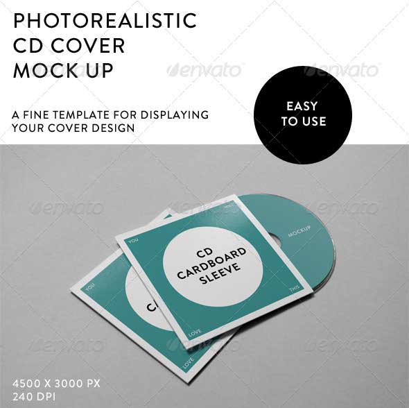 Photorealistic-CD-Cover-Mock-Up
