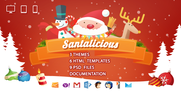 Santalicious - Responsive Email Template