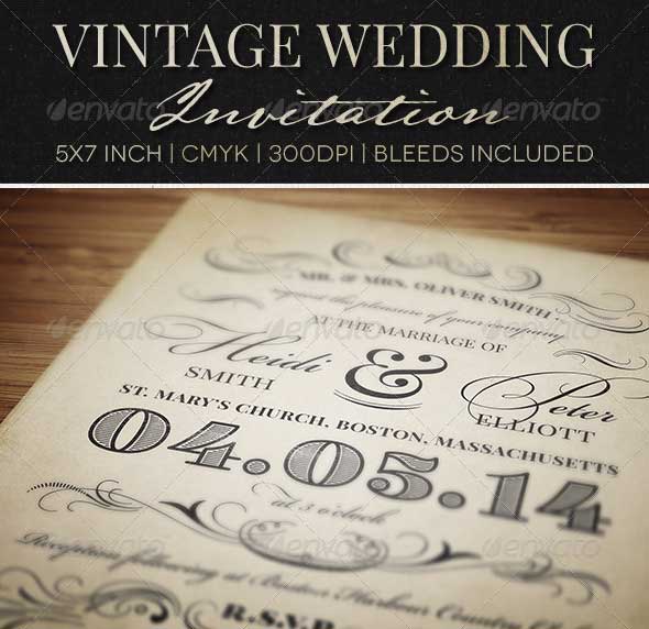 Vintage-Wedding-Invitation