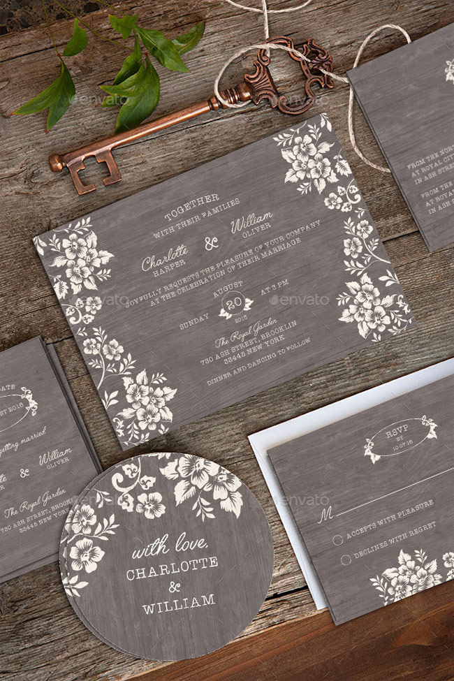 40+ Best Wedding Invitation PSD Templates DesignMaz